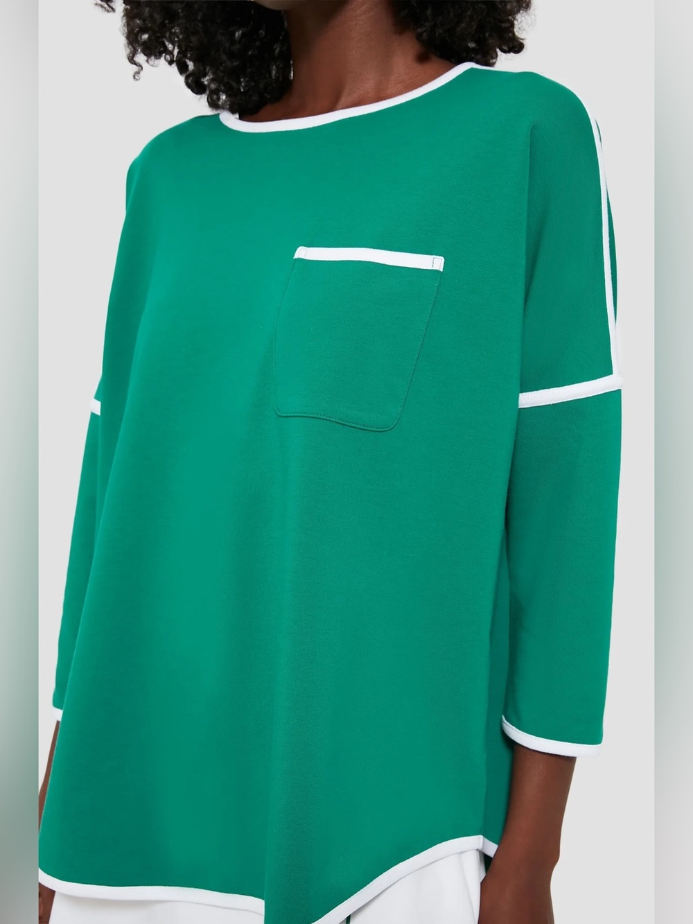 Tuckernuck Tnuck Sport Shirt Womens XS Small Farah Terry Green Oversized